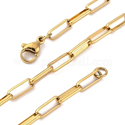 Цепочки-скрепки из нержавеющей стали 304&nbsp;X-NJEW-Q013-03G