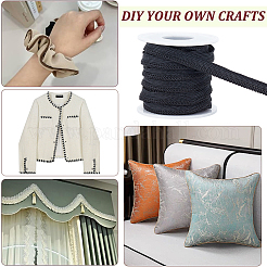 10 ярд полиэфирной скрученной отделки шнуром для губ&nbsp;OCOR-BC0006-28A