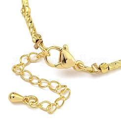 Стойки с латунными браслетами&nbsp;BJEW-B106-02PG