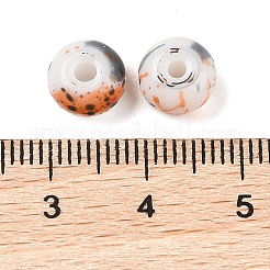 Perle di vetro verniciate a spruzzo opaco&nbsp;GLAA-G118-01Q