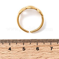 Offene Manschettenringe aus Edelstahl 304 für Damen&nbsp;RJEW-L342-18G