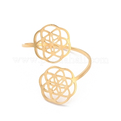 Открытые кольца из нержавеющей стали 304 для женщин&nbsp;RJEW-S240-02G