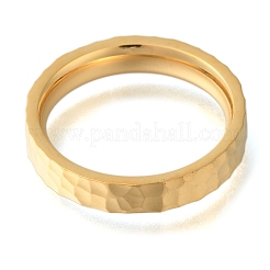 Ионное покрытие (ip) 304 нержавеющая сталь кованые кольца для женщин&nbsp;RJEW-B066-03G