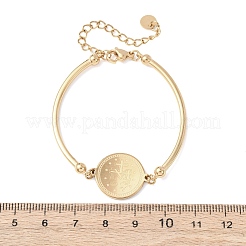 Браслеты из нержавеющей стали 304 Religion для женщин&nbsp;BJEW-F524-02B-G