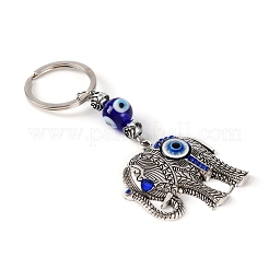 Брелок из смолы от сглаза&nbsp;KEYC-WH0029-19P