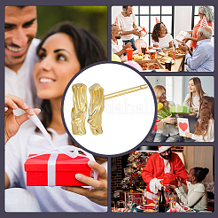 2 пара 925 сережек-гвоздиков из стерлингового серебра EJEW-BBC0001-50G