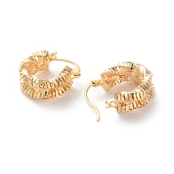 Латунные серьги обруча EJEW-S241-25G