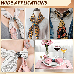 8 foulard rétro en soie&nbsp;FIND-NB0007-65