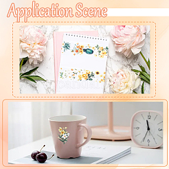 Узор из цветов для домашних животных самодельный альбом декоративные клейкие ленты&nbsp;DIY-WH20011-96E