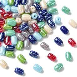 100 Stück 10 Farben undurchsichtige Glasperlen&nbsp;GLAA-YW0005-57