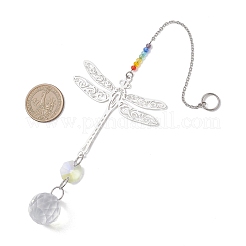 Стеклянные каплевидные подвесные ловцы солнца&nbsp;HJEW-JM04654-02