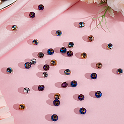 Гальванизируйте прозрачное стекло бисер нитей&nbsp;EGLA-LT0001-02C