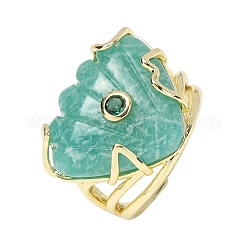 Bagues de manchette en amazonite naturelle&nbsp;GG-CBA5FCC-04G-05
