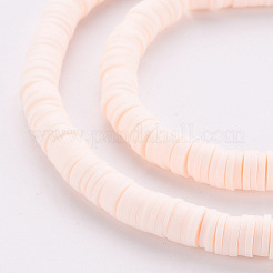 Chapelets de perle en pâte polymère manuel&nbsp;CLAY-T002-6mm-41