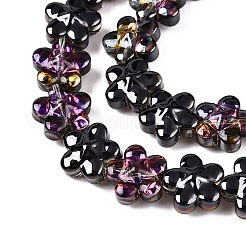 Стеклянные бусины с гальваническим покрытием &nbsp;EGLA-T028-02P