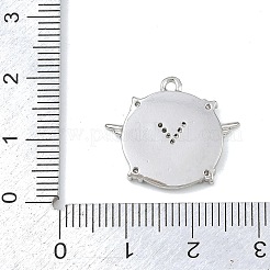 Латунные микропаве прозрачные подвески с фианитом KK-G545-02P