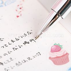 Форма губной помады Пустая трубка Шариковые ручки с черными чернилами DIY-H123-A02