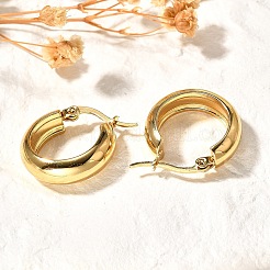 Серьги-кольца из нержавеющей стали 304&nbsp;QM4377-2