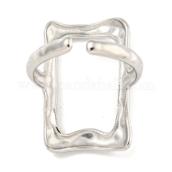 Кольцо-манжета прямоугольной формы из нержавеющей стали 304&nbsp;RJEW-A043-15P