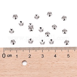 Tappi per perline in acciaio inossidabile chirurgico 316 a 5 petalo&nbsp;X-STAS-N030-03P