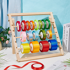 Деревянная полка для хранения лент&nbsp;ODIS-WH0086-127