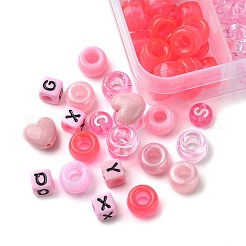 200шт 10 вида пластиковых перламутровых бусин FIND-FS0002-34