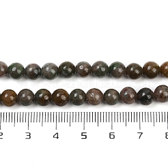 Гранат природный бисер нитей G-H093-B04-6mm