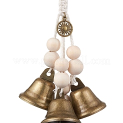 Decorazione pendente in campana di ferro&nbsp;HJEW-JM02260