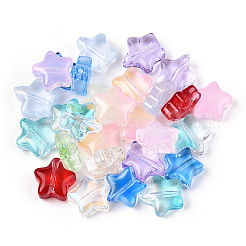 Прозрачные стеклянные бусины&nbsp;GLAA-F112-02B-1