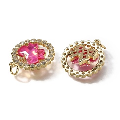 Латунные микро проложить кубического циркония подвески KK-Q043-07G-01