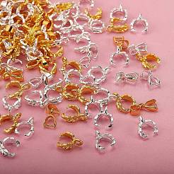 200個4スタイルの合金と真鍮製のアイスピックピンチベイル  ミックスカラー  11x6x4mm  10x5.5x3mm&nbsp;FIND-SZ0001-96
