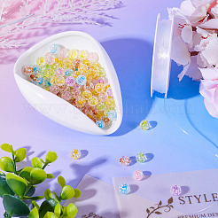 Набор для самостоятельного изготовления браслета из круглых акриловых бусин&nbsp;DIY-TA0009-87