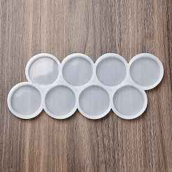 Плоские круглые силиконовые Молды своими руками X1-DIY-A053-17B