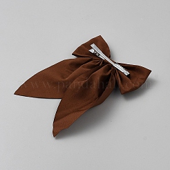 Заколки для волос из полиэстера и железа из кожи аллигатора&nbsp;PHAR-WH0023-006P-D