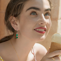 3 нити окрашенных натуральных нефритовых бусин G-HY0001-26