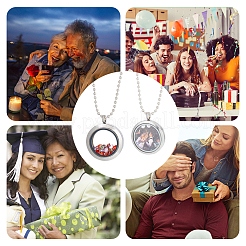 4 шт. 4 подвески-медальоны из нержавеющей стали 304 STAS-UN0047-28