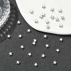 Латунные бусины со звездами&nbsp;XGRPCU878-300P