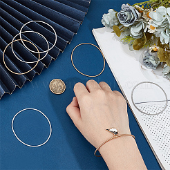 45шт 3-х цветные пружинные браслеты TWIR-BBC0001-07