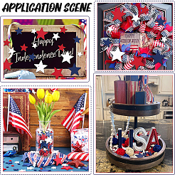 240 шт. деревянная пятиконечная звезда для украшения DIY-SP0004-01