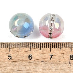 Бусины из смолы с имитацией кошачьего глаза RESI-P046-04A-M