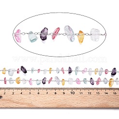 Цепочки из полупрозрачных натуральных камней ручной работы CHS-T006-14P