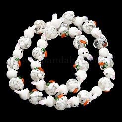 Бусы лэмпворк ручной работы LAMP-A005-02