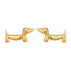 Ohrstecker mit Hundemotiv aus 304 Edelstahl für Damen&nbsp;UX9475