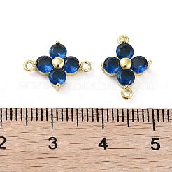 Подвески из латуни с покрытием из латуни и кубическим цирконием&nbsp;X-KK-H474-20G-03