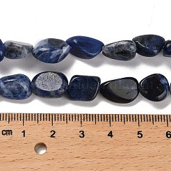 Природный содалит бисер нитей G-P497-01E-55