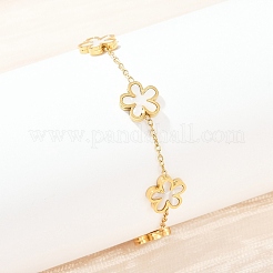 Браслеты из нержавеющей стали 304 для женщин&nbsp;BJEW-G747-04G