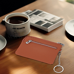 Кошельки из искусственной кожи на молнии&nbsp;ABAG-WH0048-34C