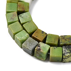 Природные серпантину нитей бисера G-B155-C01-8x8mm