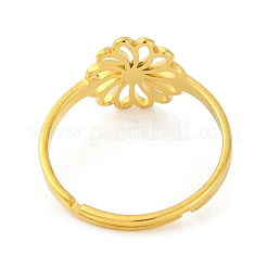 Регулируемое кольцо из нержавеющей стали 201 для женщин RJEW-D082-03G