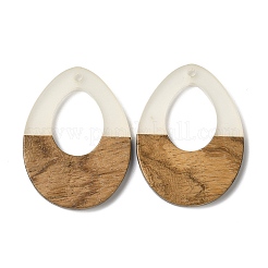 Люминесцентное свечение в темной подвеске из дерева и смолы&nbsp;WOOD-H104-15